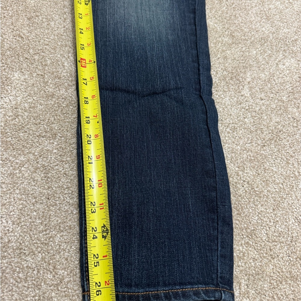 NWT Old Navy Women’s Curvy Skinny size 12 Short Petite Dark Wash - Picture 5 of 7